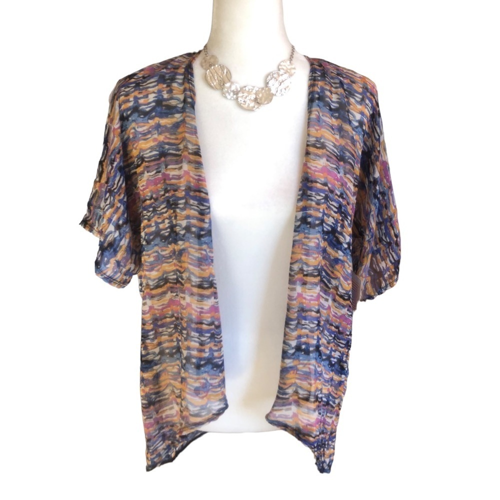 🇺🇸 BUNDLE ONLY - 5/$15 LuLaRoe “Bianca” Sheer Pastel Watercolor Cardigan